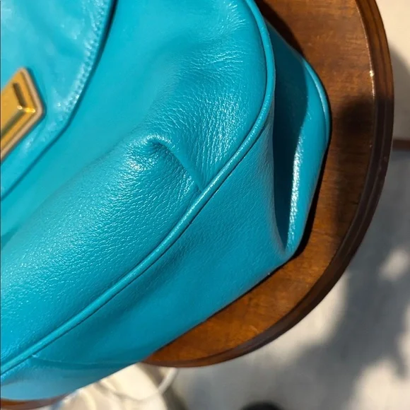 Marc JacobsSatchelshoulder/Crossbody bagleatherturquoise Brass Hardware